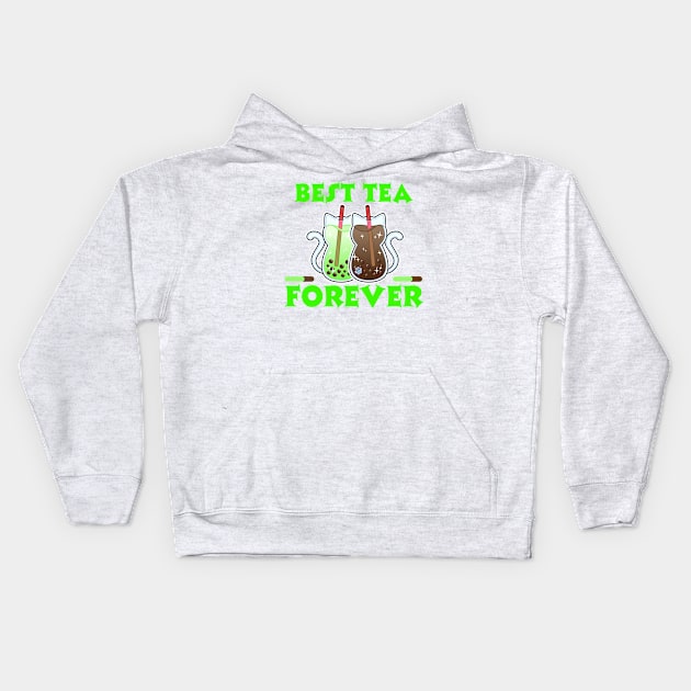 Best Tea Forever Kids Hoodie by Megaluxe 